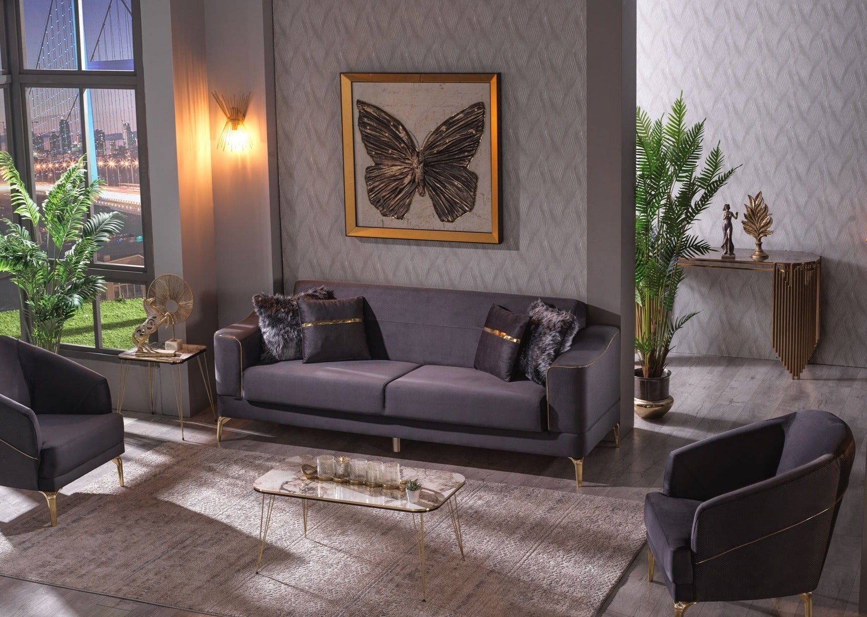 HARVEY Loveseat - Berre Furniture