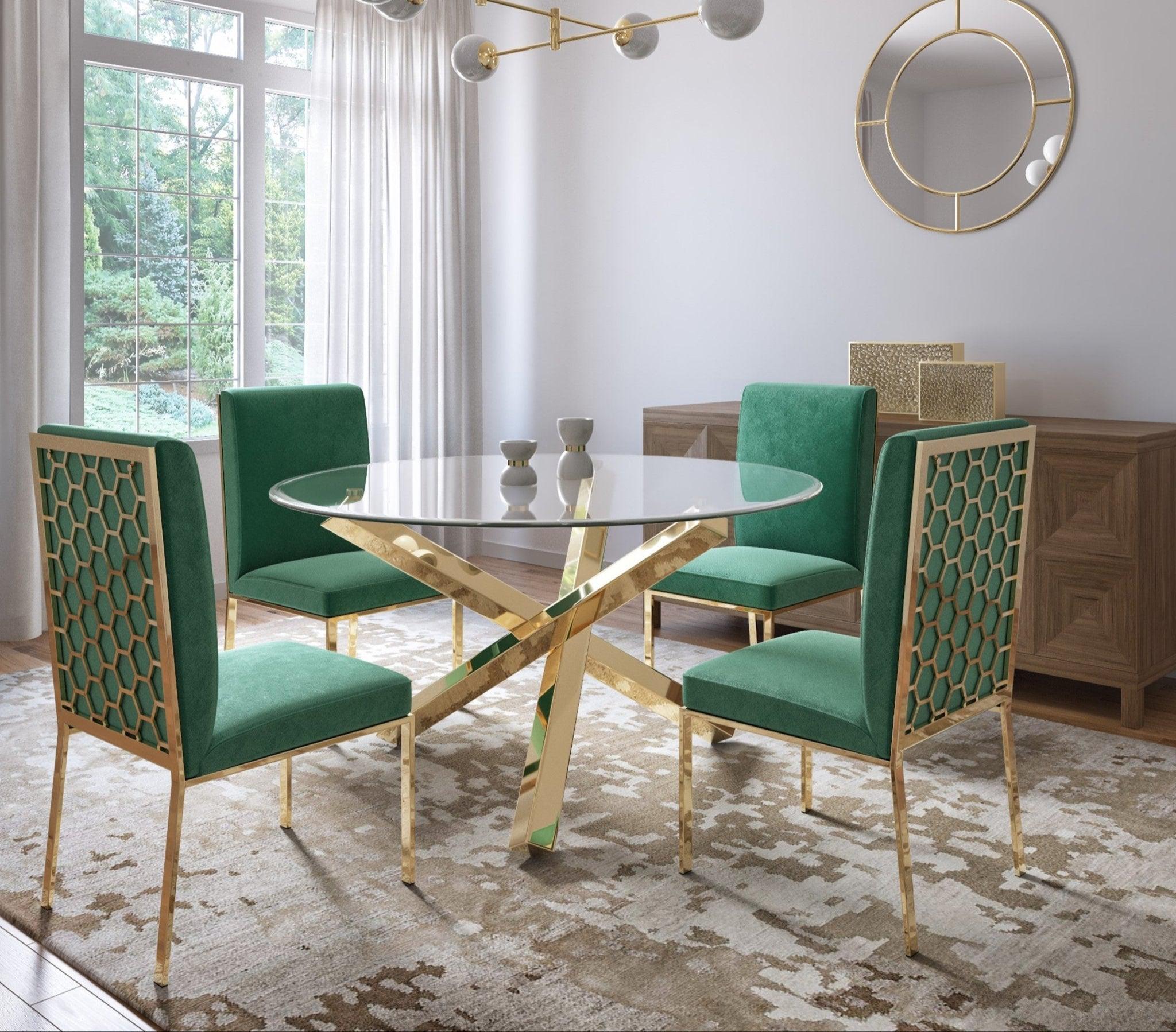 HELEN Dining Table Gold
