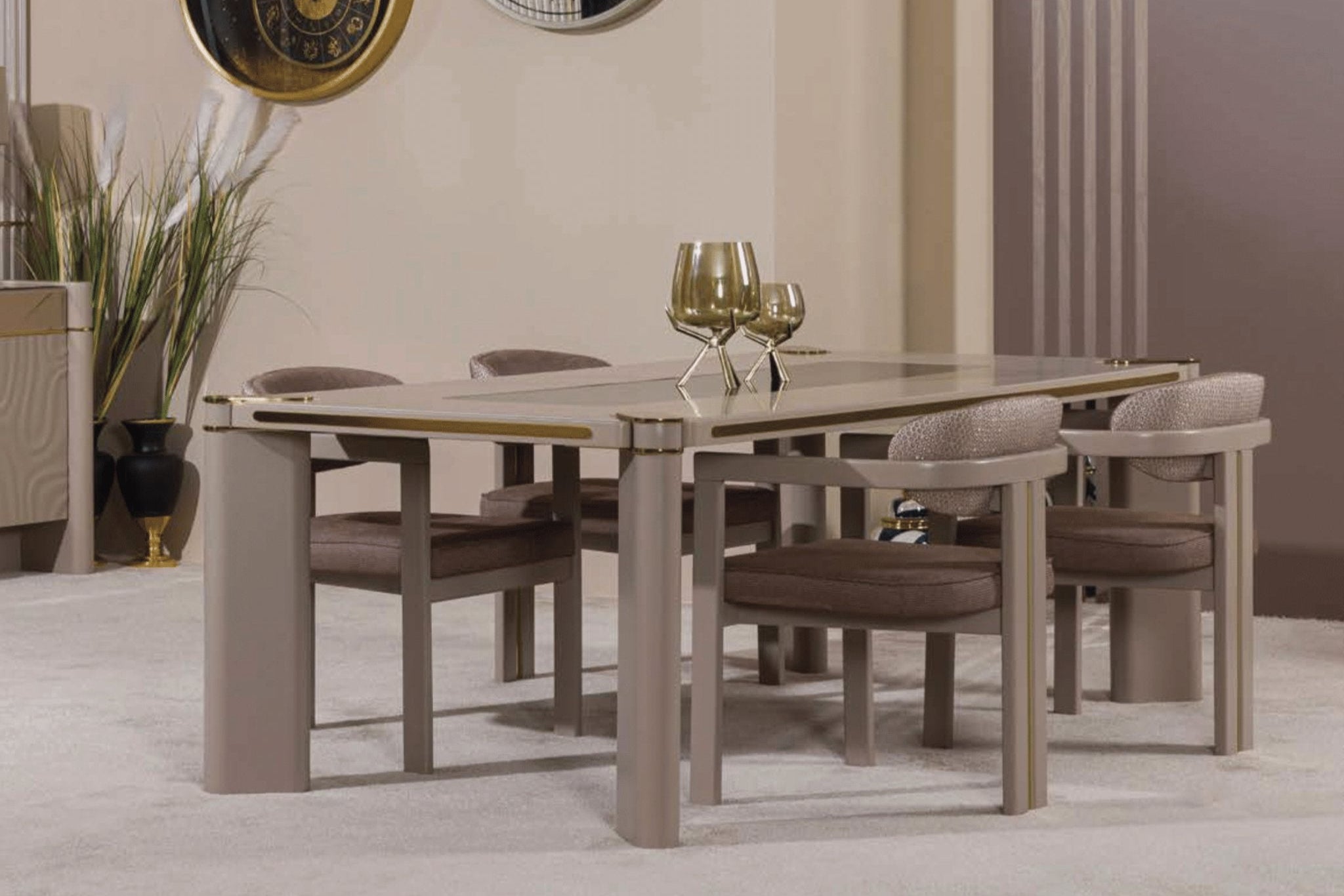 HERA GOLD Dining Table Dining Table