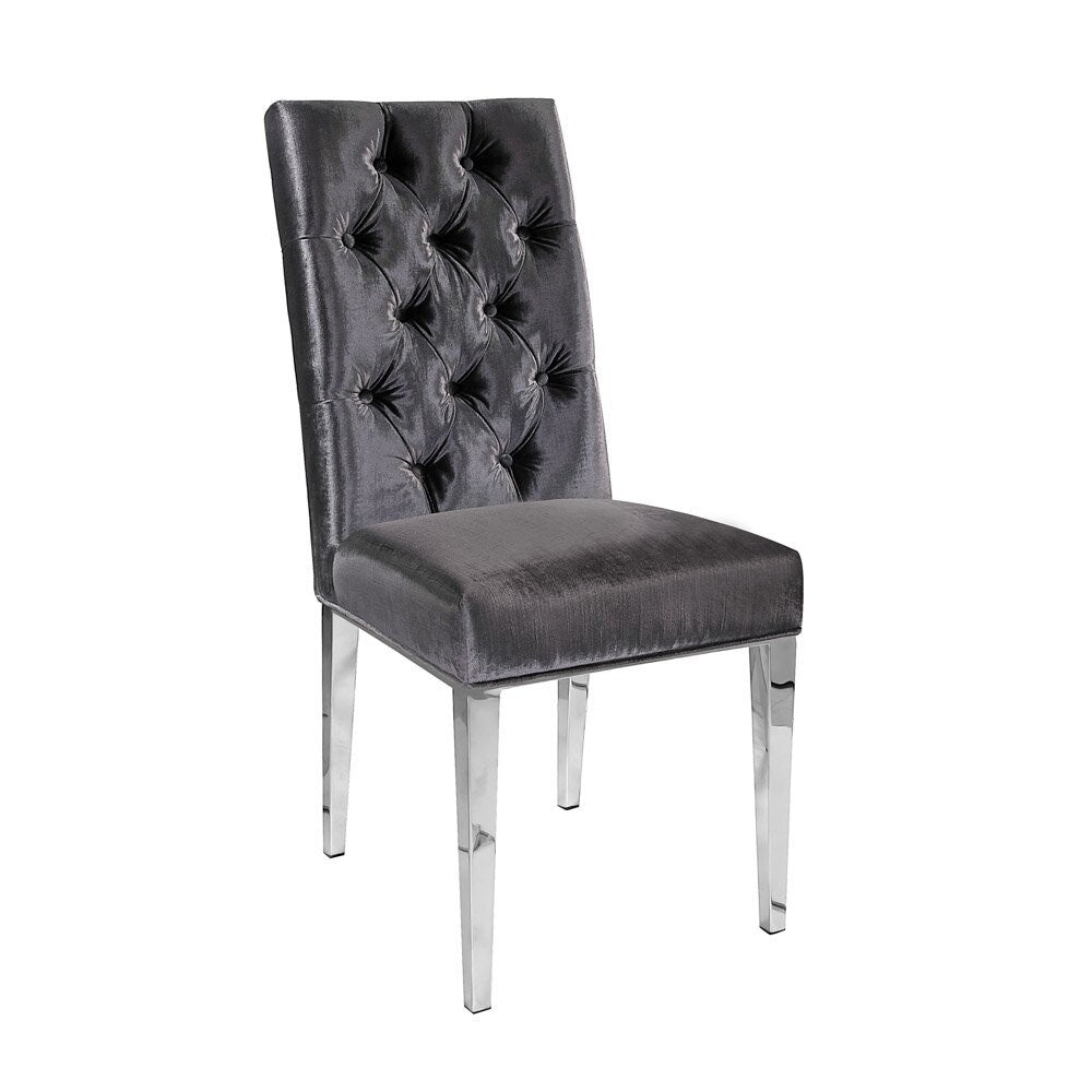 LESLIE Dining Chair Black