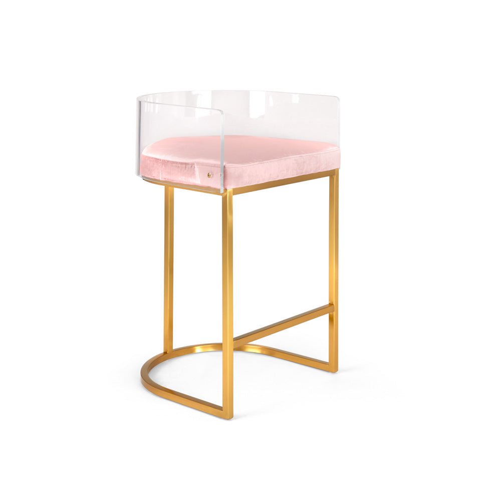 LUCCA Acrylic Stool Pink