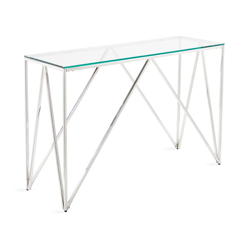 LUXOR Console Table Silver