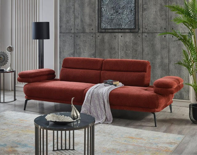 MAESTRO Sofa Three Seater Red