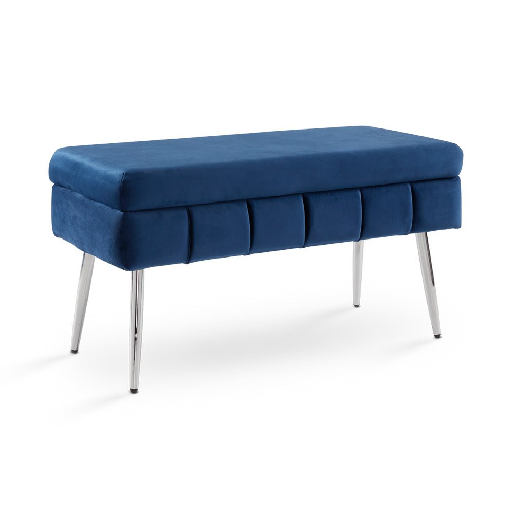MARCELLA Storage Bench Blue