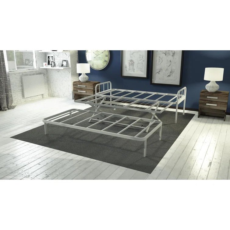 Metal Trundle Bed - Twin Size