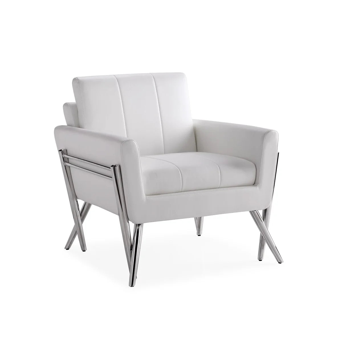 MORGAN LOUNGE CHAIR White