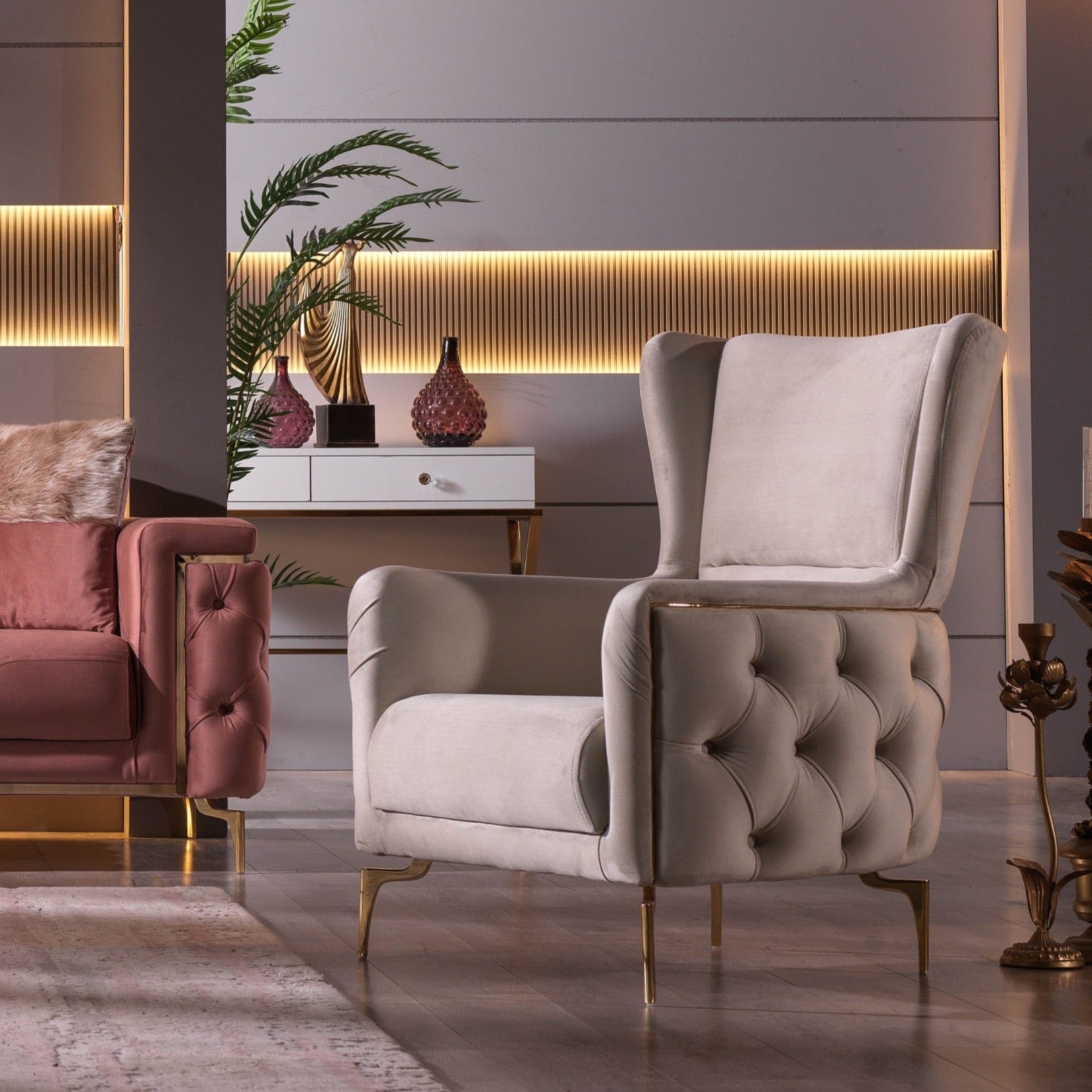 STELLA Armchair Cream