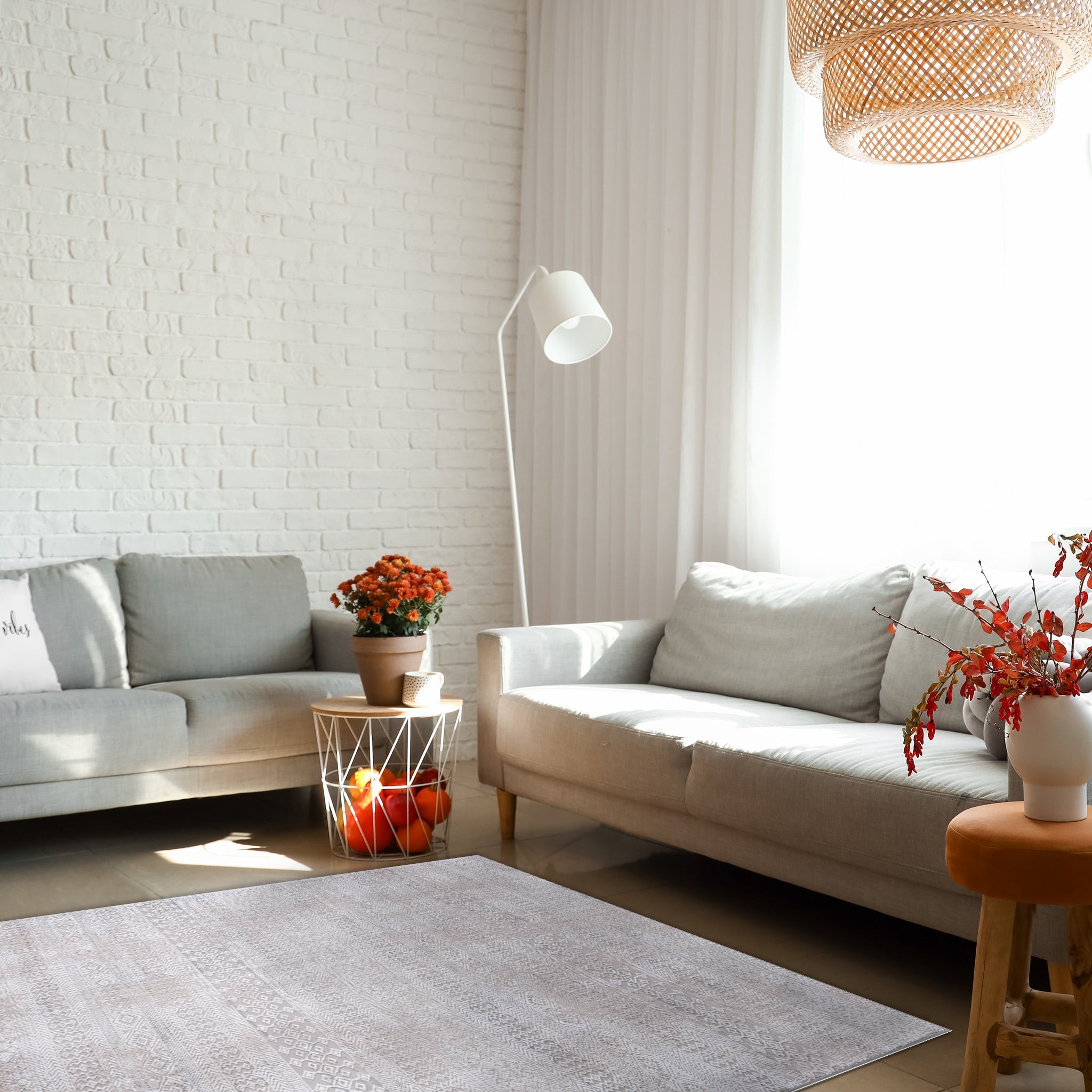 Tribal Ivory Rug