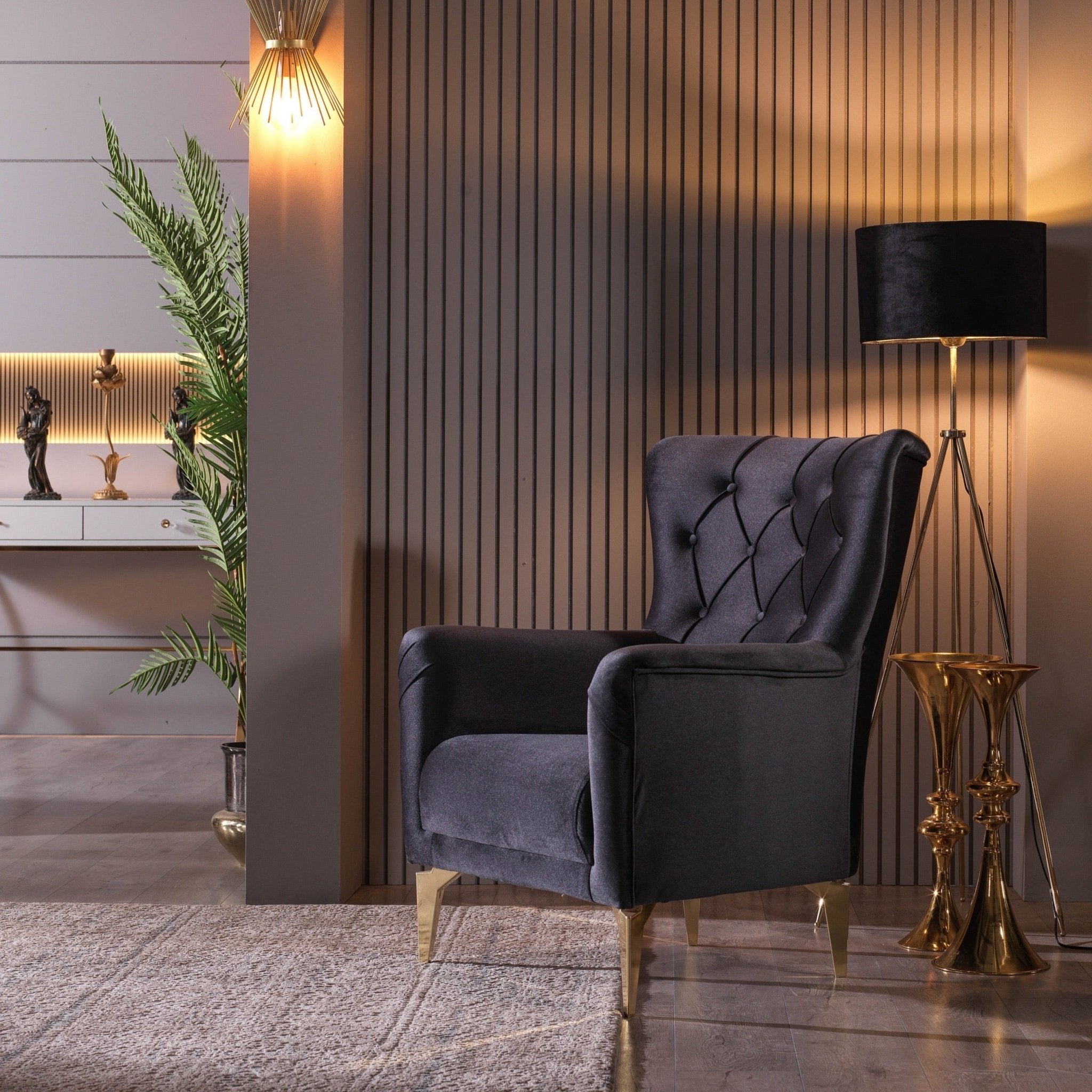 VALERIA Armchair Black