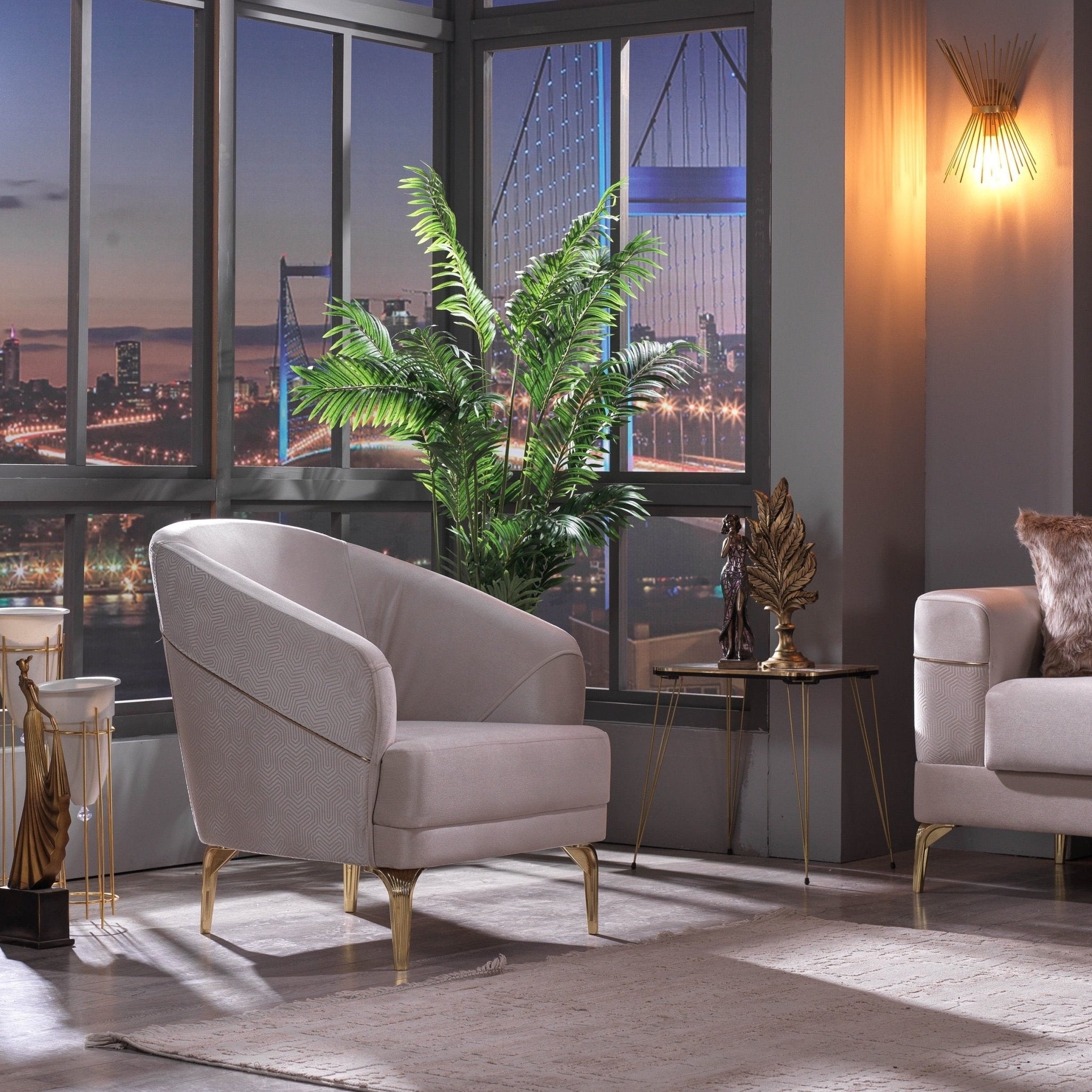 VANESSA Armchair Beige