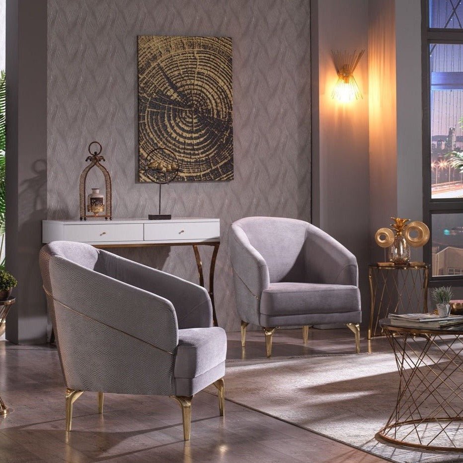 VANESSA Armchair Grey