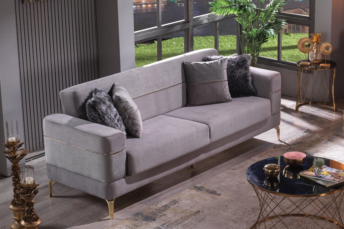 VANESSA Sofa 3 SEATER Grey