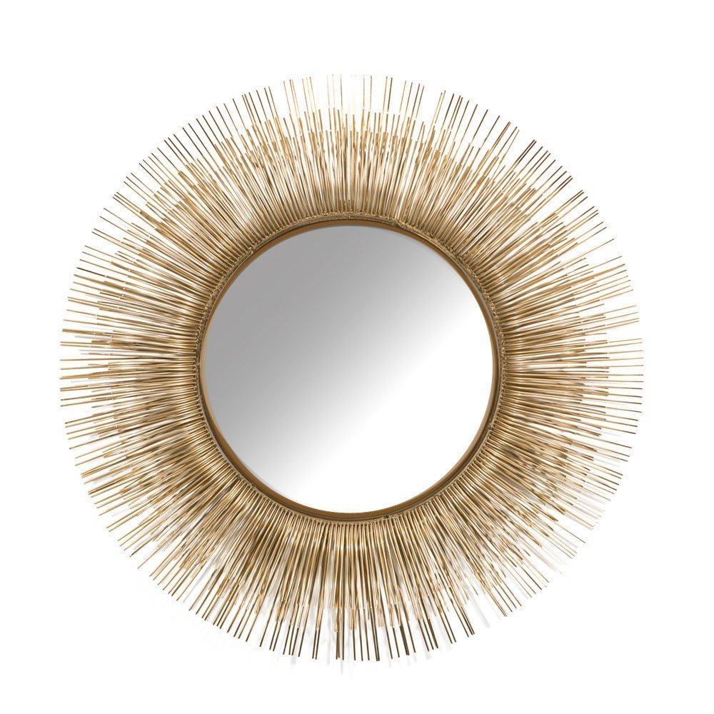 Sunburst Reflection Mirror Gold