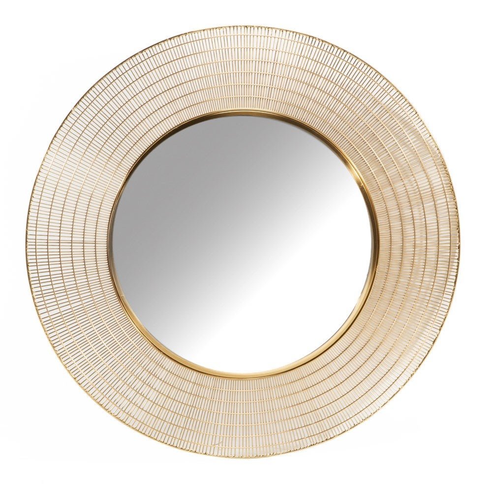 Sleek & Chic Reflection Mirror Gold