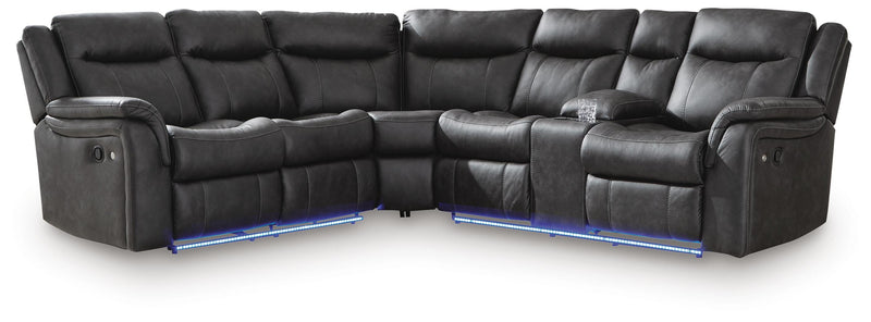 Perarrygin 2-Piece Reclining Sectional