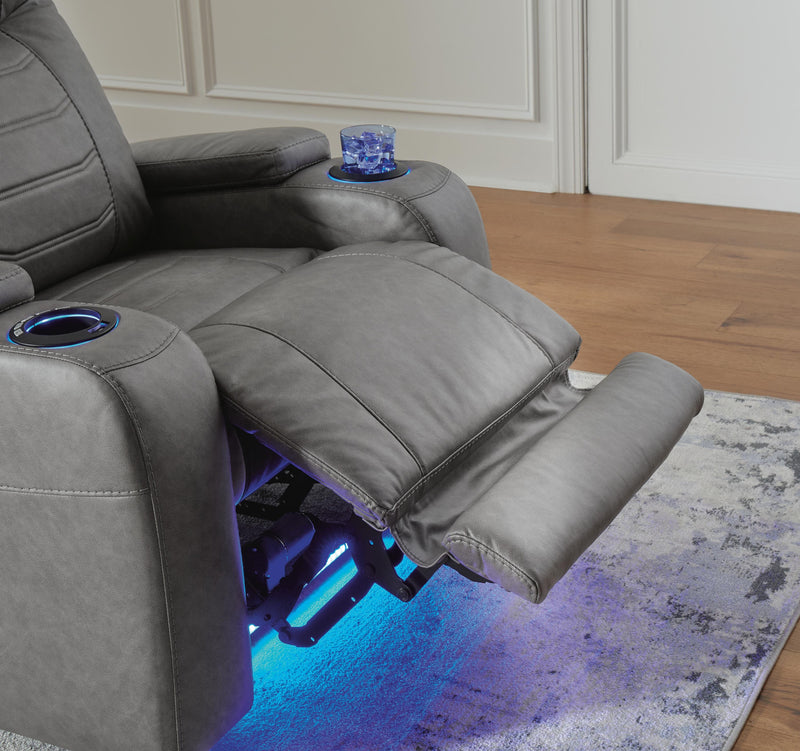 Schooner Rocks Power Recliner/Adjustable Headrest