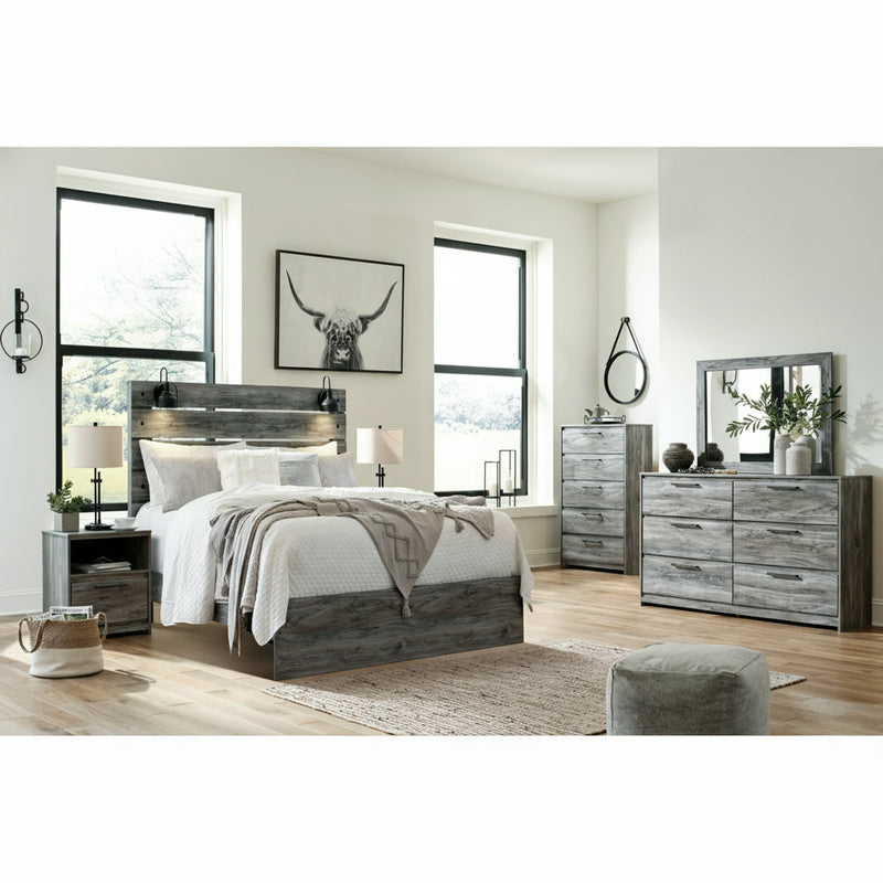 Baystorm Panel Bed, Dresser, Mirror, Chest & Nightstand, Bedroom Set