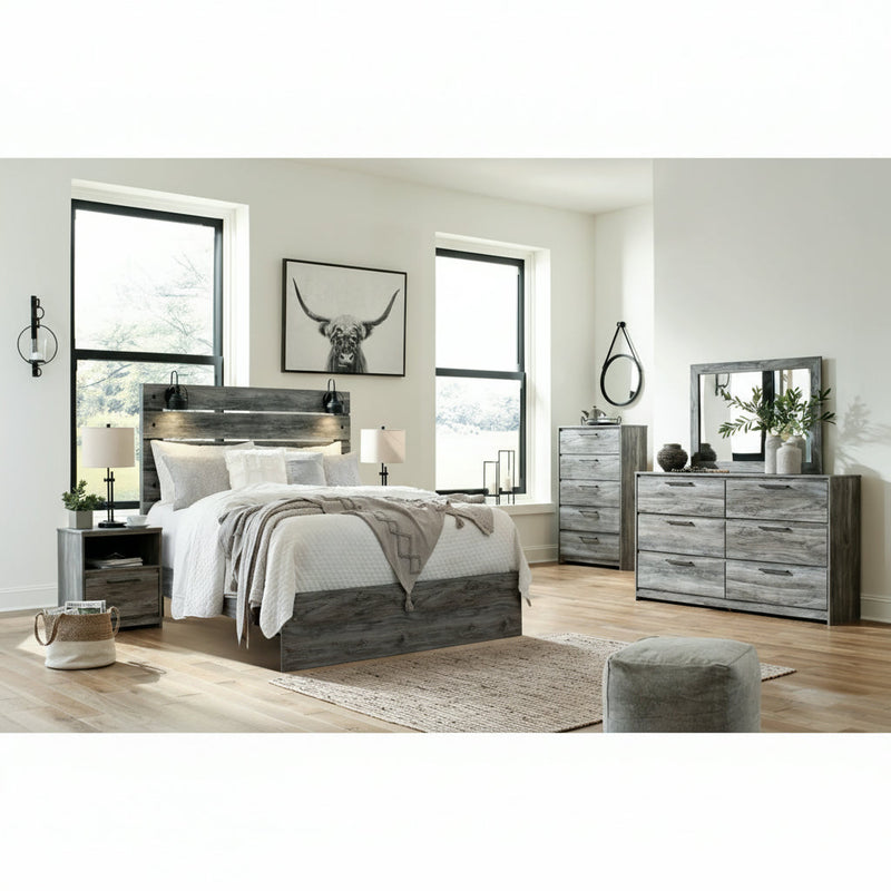 Baystorm Panel Bed, Dresser, Mirror, Chest & Nightstand, Bedroom Set