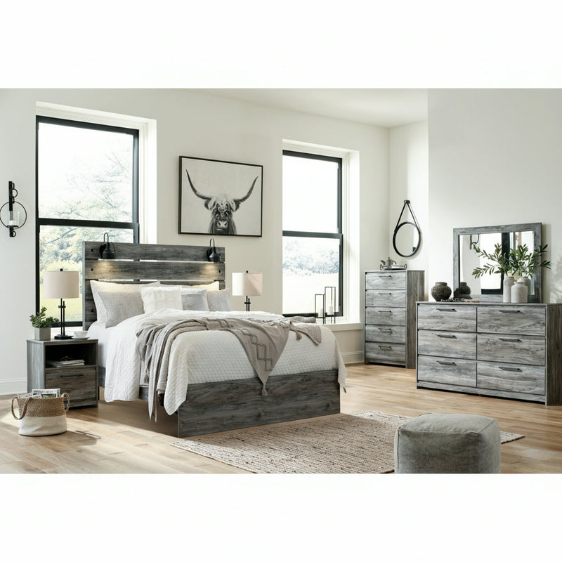 Baystorm Panel Bed, Dresser, Mirror, Chest & Nightstand, Bedroom Set