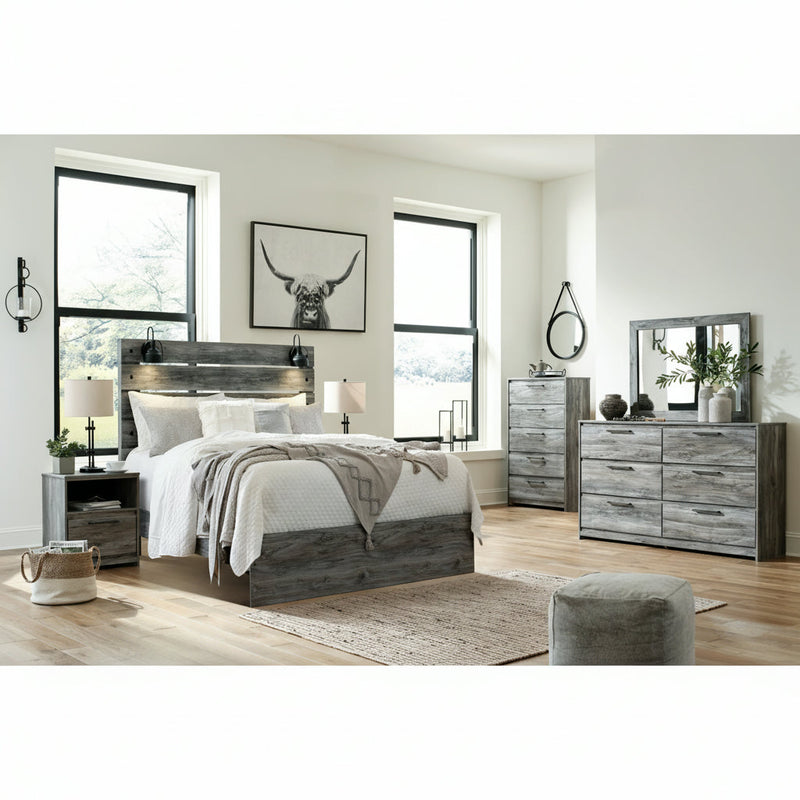 Baystorm Panel Bed, Dresser, Mirror, Chest & Nightstand, Bedroom Set