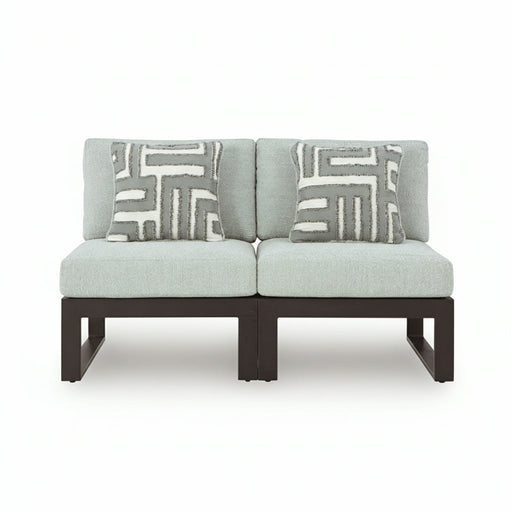 Beachloft Outdoor Seating Black 2-Piece Outdoor Sectional