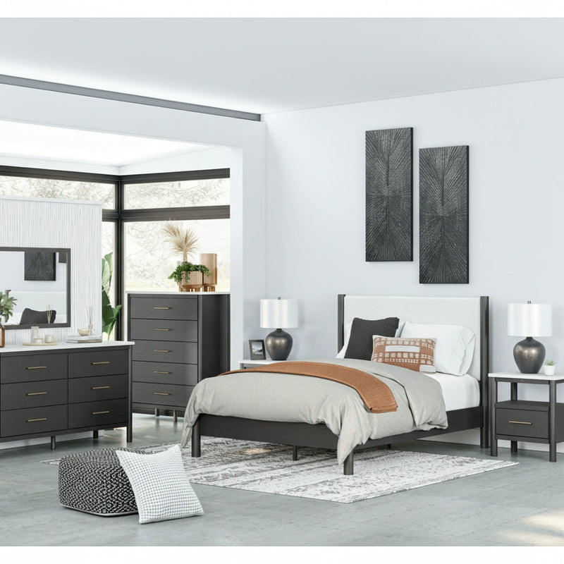 Cadmori Panel Bed, Dresser, Mirror, Chest & Nightstand, Bedroom Set