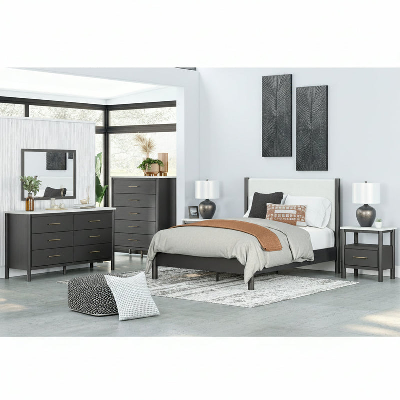 Cadmori Panel Bed, Dresser, Mirror, Chest & Nightstand, Bedroom Set