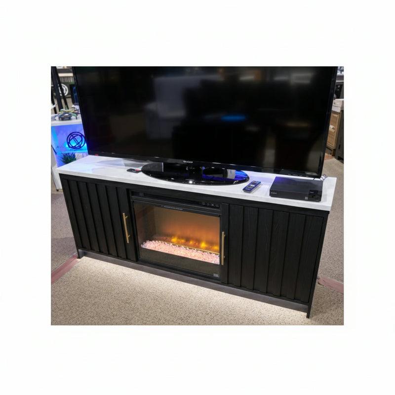 Cadmori XL TV Stand w/Fireplace Option