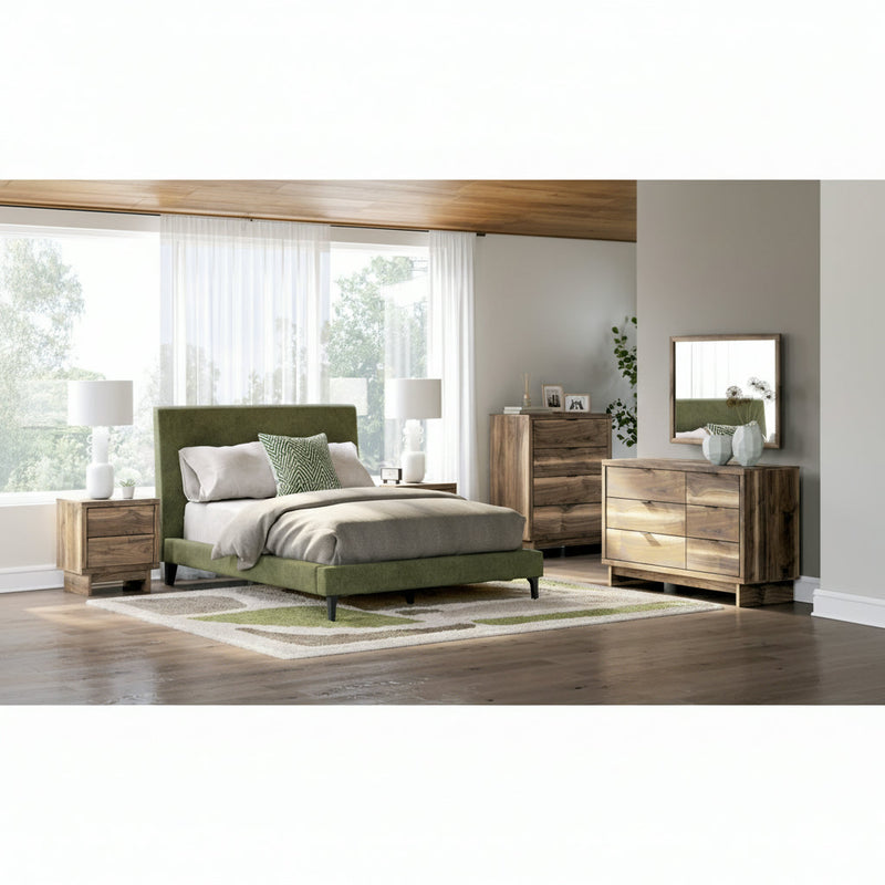 Chirason Bed, Dresser, Mirror, Chest & Nightstand, Bedroom Set