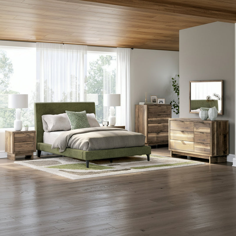 Chirason Bed, Dresser, Mirror, Chest & Nightstand, Bedroom Set