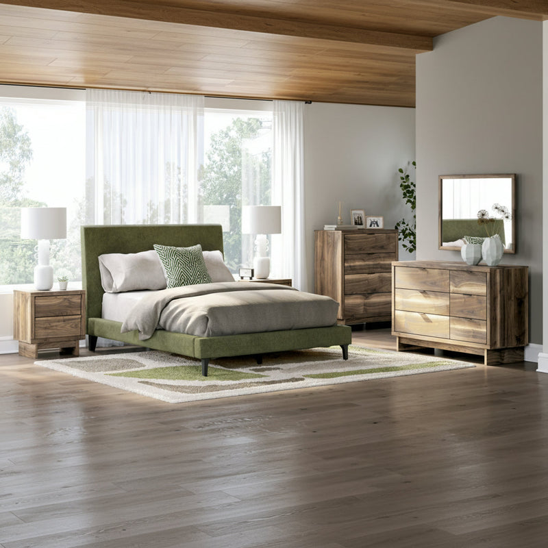 Chirason Bed, Dresser, Mirror, Chest & Nightstand, Bedroom Set