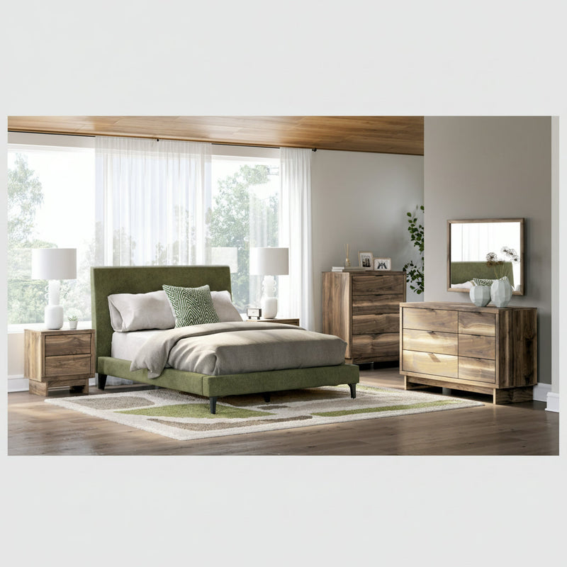 Chirason Bed, Dresser, Mirror, Chest & Nightstand, Bedroom Set