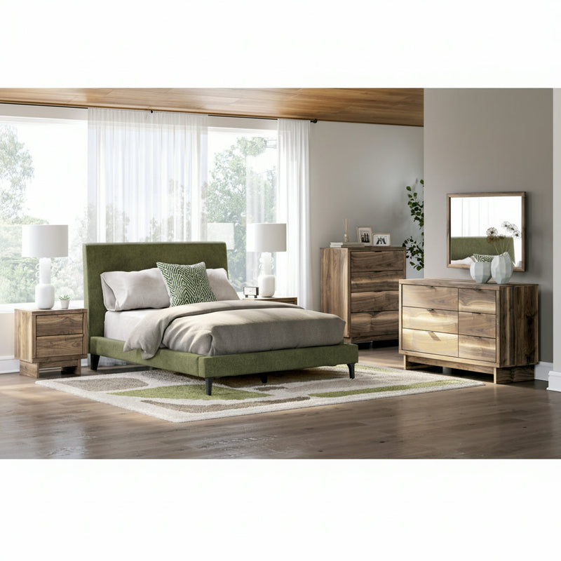 Chirason Bed, Dresser, Mirror, Chest & Nightstand, Bedroom Set