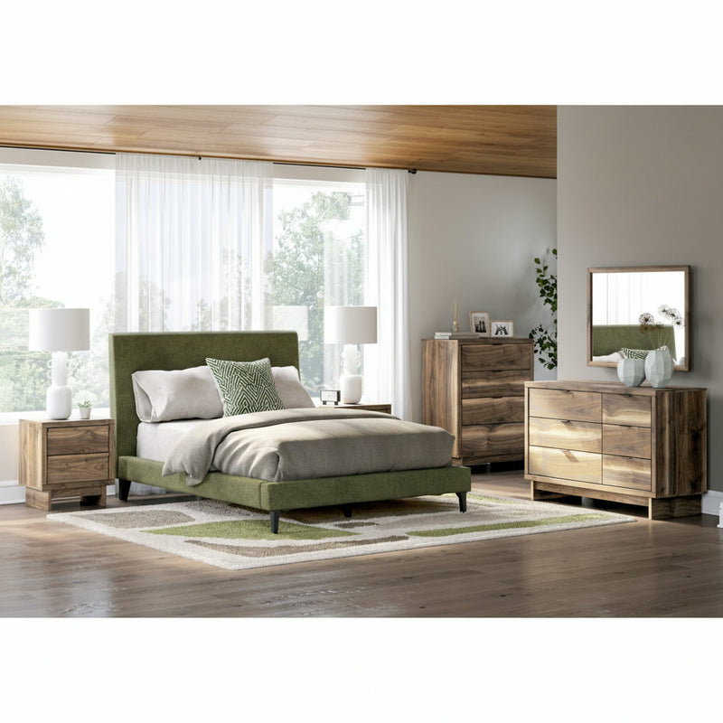 Chirason Bed, Dresser, Mirror, Chest & Nightstand, Bedroom Set