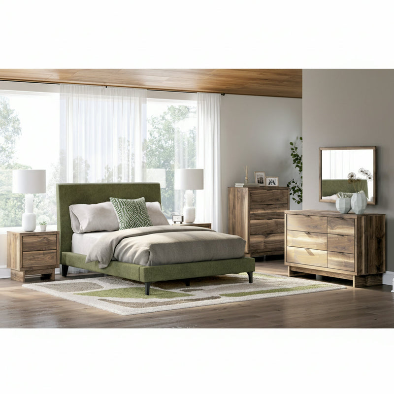 Chirason Bed, Dresser, Mirror, Chest & Nightstand, Bedroom Set