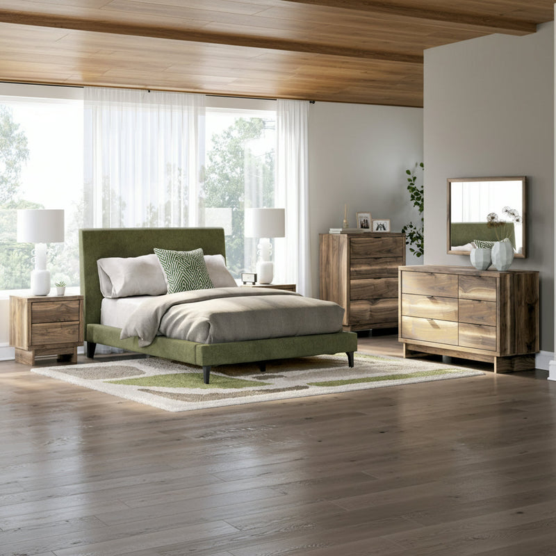 Chirason Bed, Dresser, Mirror, Chest & Nightstand, Bedroom Set