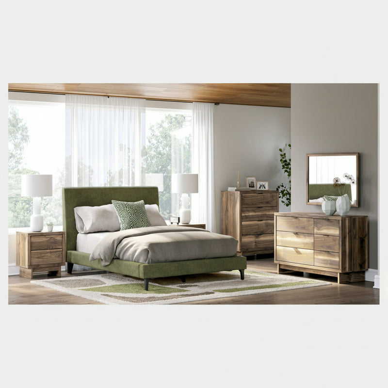 Chirason Bed, Dresser, Mirror, Chest & Nightstand, Bedroom Set