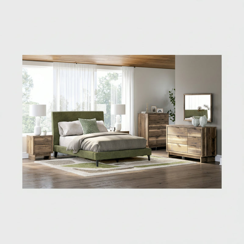 Chirason Bed, Dresser, Mirror, Chest & Nightstand, Bedroom Set