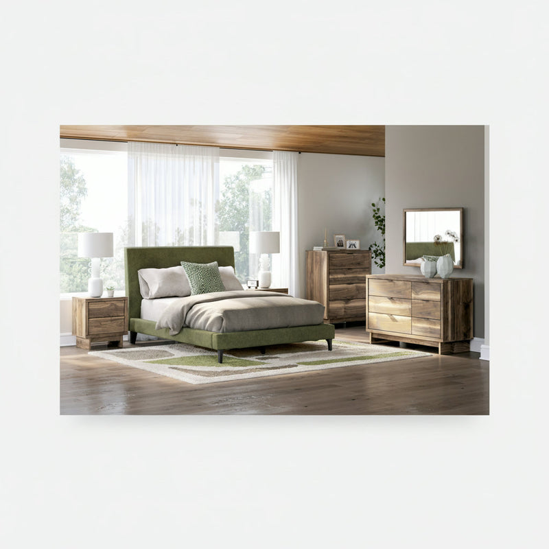Chirason Bed, Dresser, Mirror, Chest & Nightstand, Bedroom Set