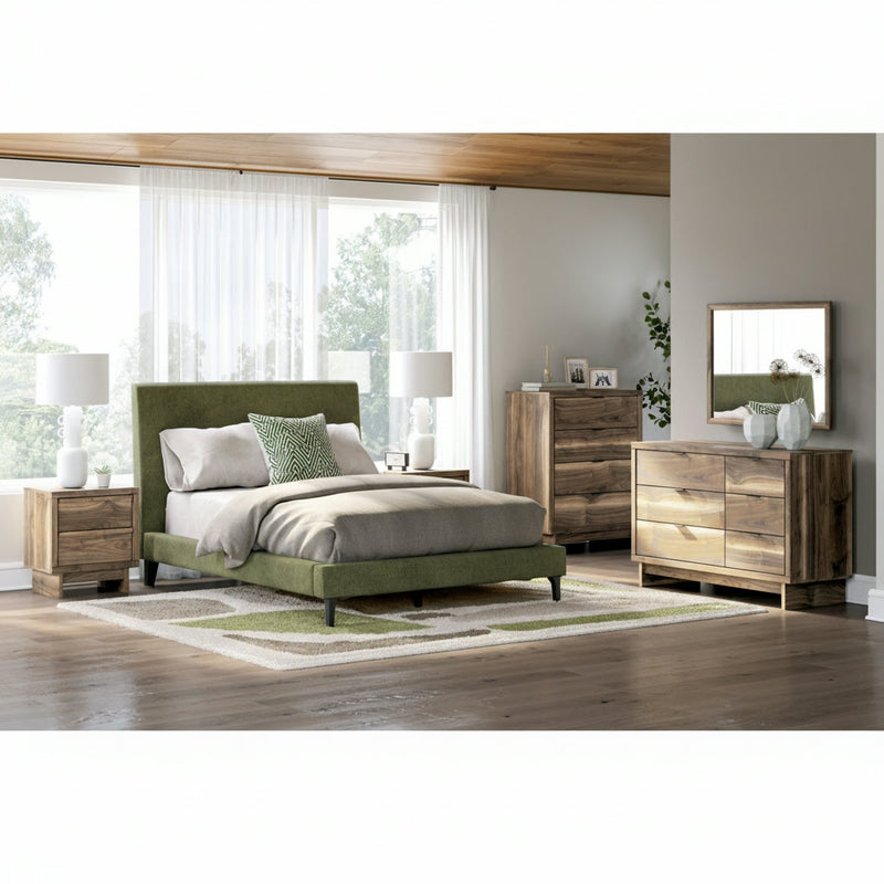 Chirason Bed, Dresser, Mirror, Chest & Nightstand, Bedroom Set