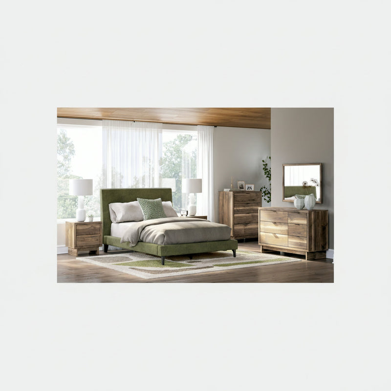 Chirason Bed, Dresser, Mirror, Chest & Nightstand, Bedroom Set