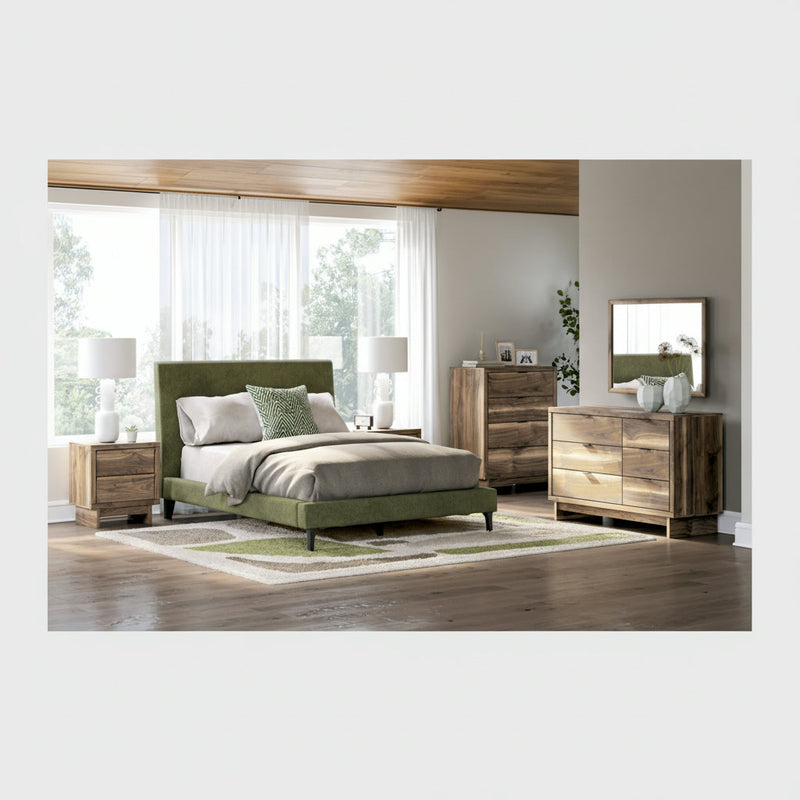 Chirason Bed, Dresser, Mirror, Chest & Nightstand, Bedroom Set