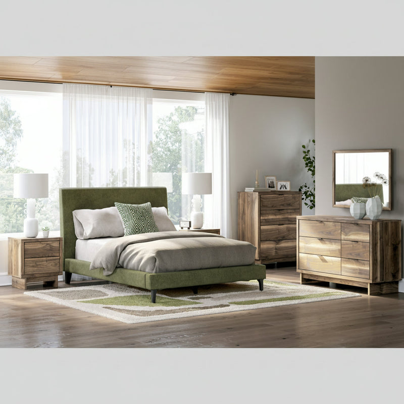 Chirason Bed, Dresser, Mirror, Chest & Nightstand, Bedroom Set