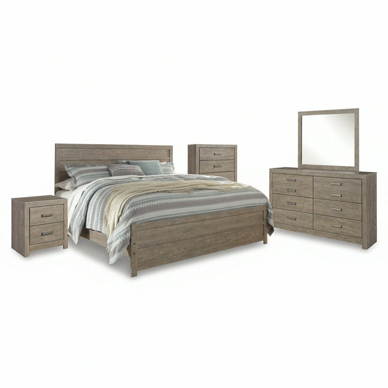 Culverbach Panel Bed, Dresser, Mirror, Chest & Nightstand, Bedroom Set