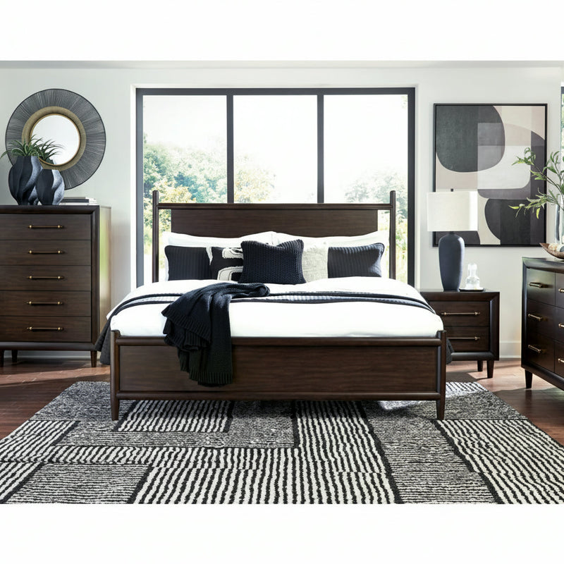 Dantenton Panel Bed, Dresser, Mirror, Chest & Nightstand, Bedroom Set