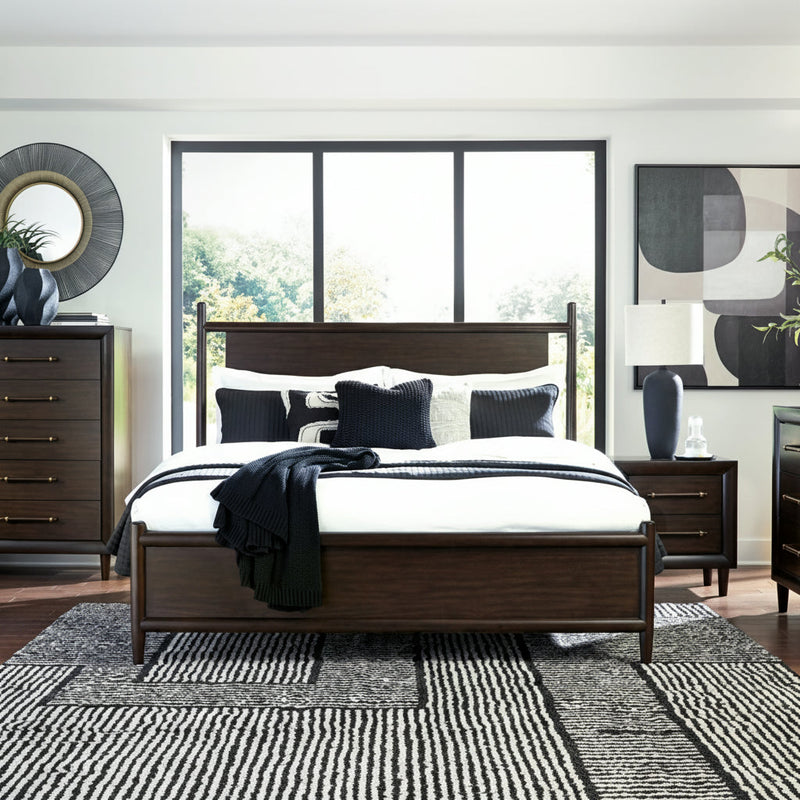 Dantenton Panel Bed, Dresser, Mirror, Chest & Nightstand, Bedroom Set