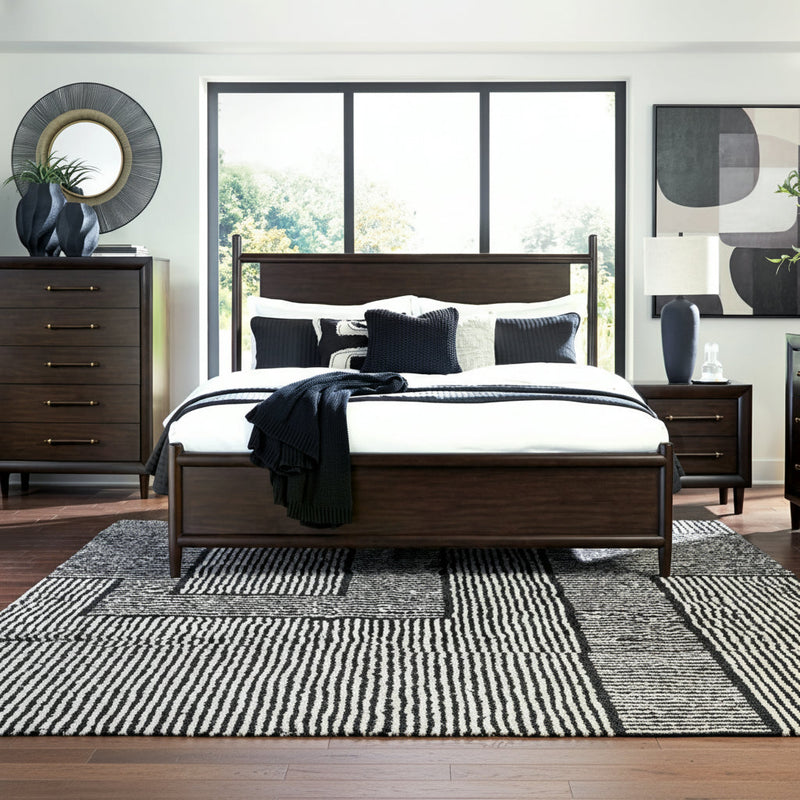 Dantenton Panel Bed, Dresser, Mirror, Chest & Nightstand, Bedroom Set