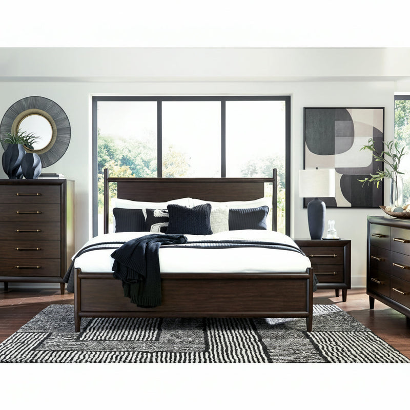Dantenton Panel Bed, Dresser, Mirror, Chest & Nightstand, Bedroom Set