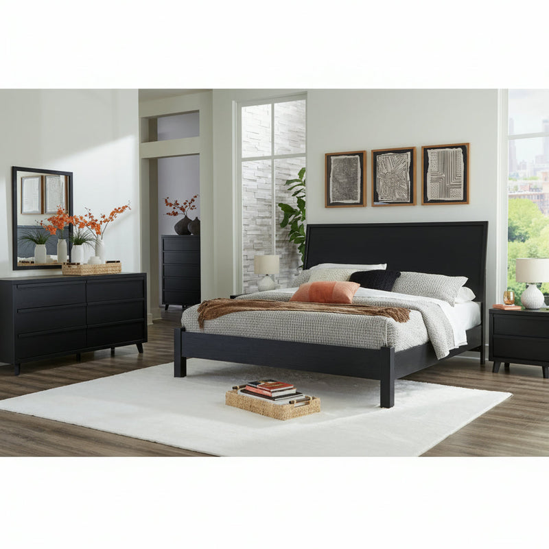 Danziar Bed, Dresser, Mirror, Chest & Nightstand, Bedroom Set