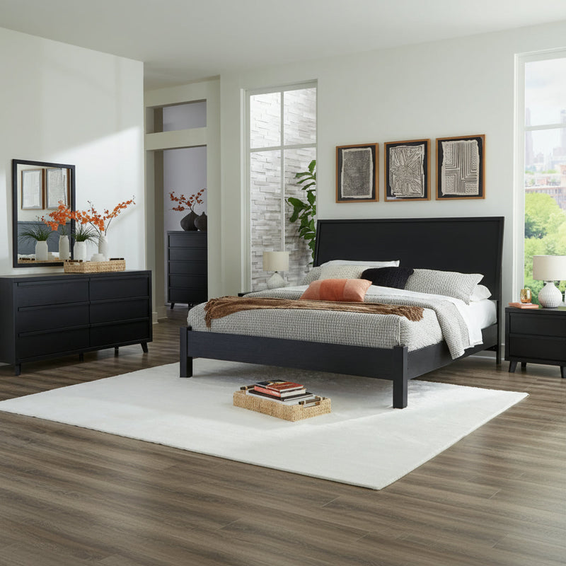 Danziar Bed, Dresser, Mirror, Chest & Nightstand, Bedroom Set